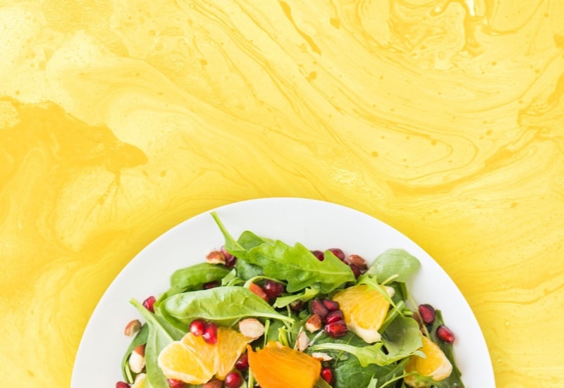 fruit salad plate