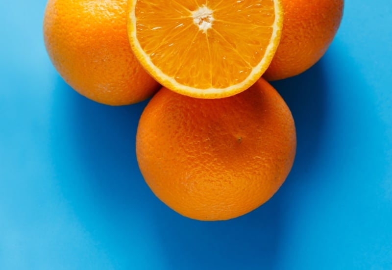 four oranges