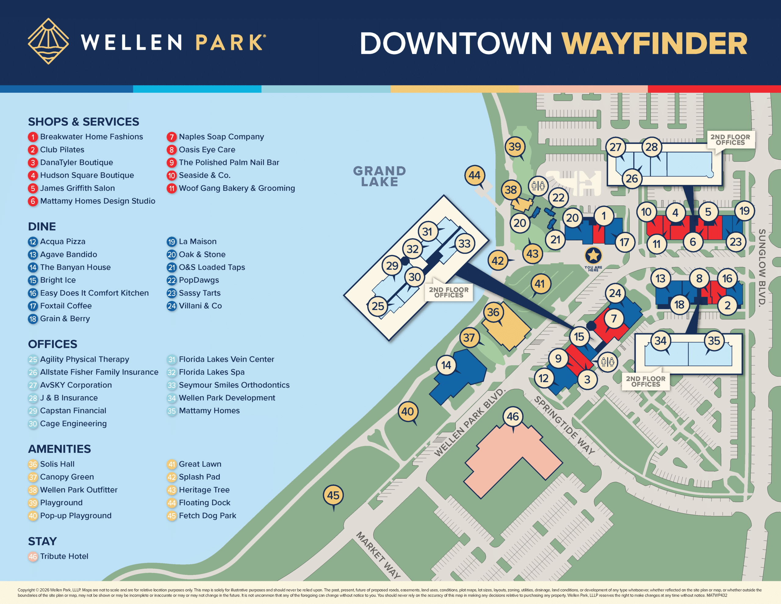 Downtown Wellen Map